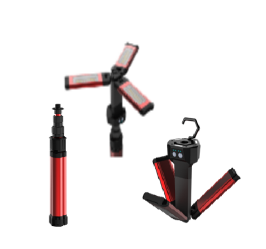700lm-1200lm-2000lm PortableRechargeable Tripod Work Light