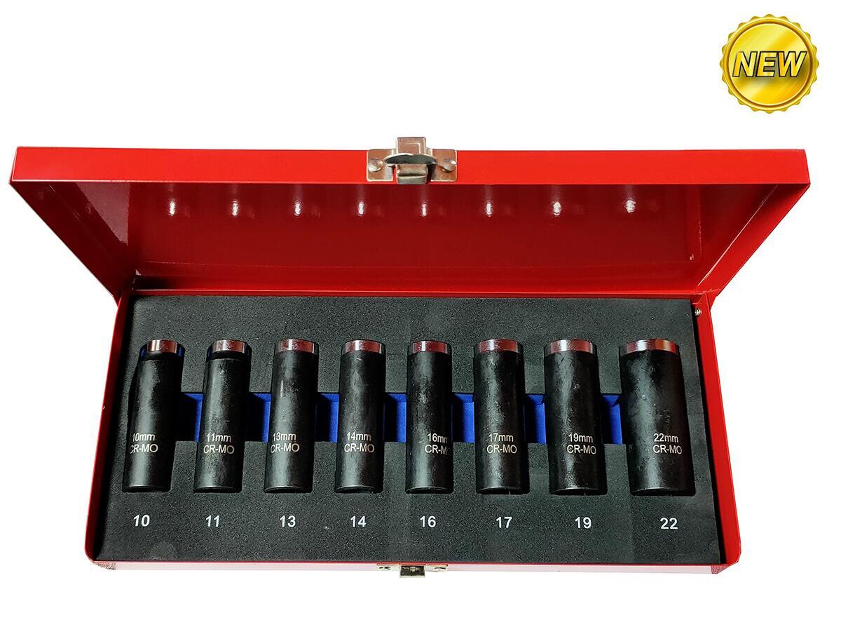 8Pcs 1/2" Dr.Impact SocketSet