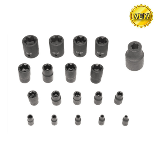 19Pcs EP Torx Plus Socket Set
