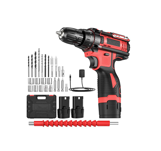 3/8" 12V 1500mAh Li-ion Cordless Drill Set