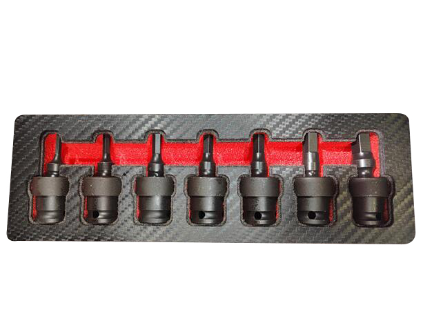 7PCS 3/8" DR. IMPACT UNIVERSALHEX BIT SOCKET SET