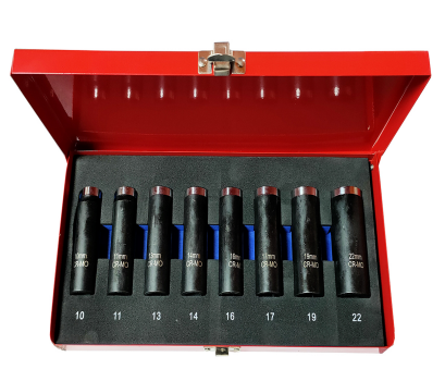8Pcs 1/2" Dr.Impact SocketSet