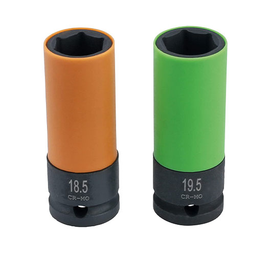 2Pcs 1/2"Dr.Wheel NutSocket Set