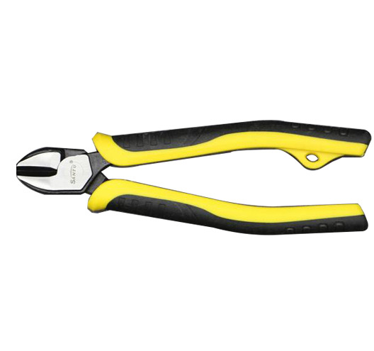 6" Eccentric force saving diagonal cutting pliers