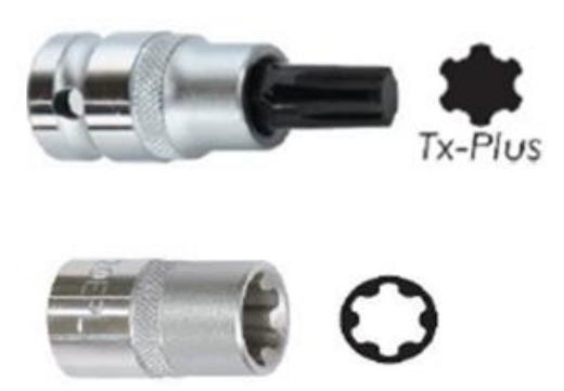 26Pcs EP Torx Plus Socket And ET Bits Sockets Set