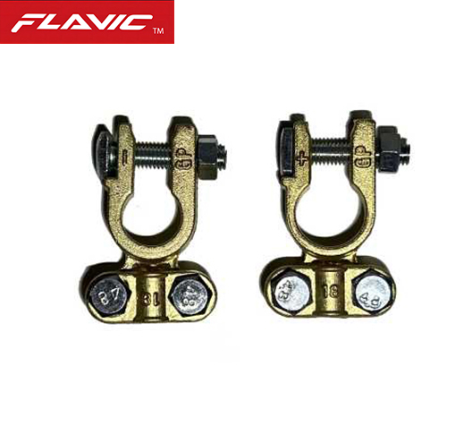 Top Post Epoxy Coated Terminal End,brass