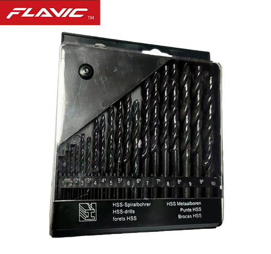 19Pcs Twist Drill Bit Set