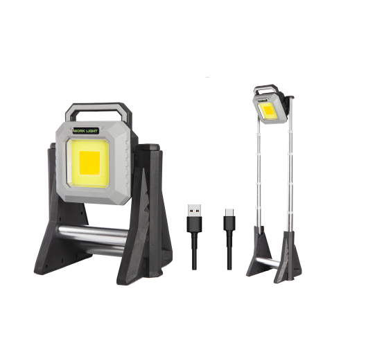 3000Lm 30W COB Retractable rechargeable work lights