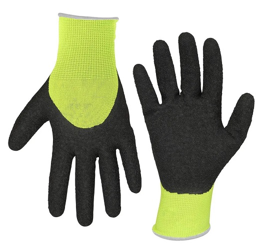 3/4 Crinkle Latex Dip Gloves
