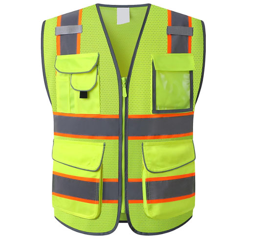 9 Pockets  MESH Fabric Safety Vest