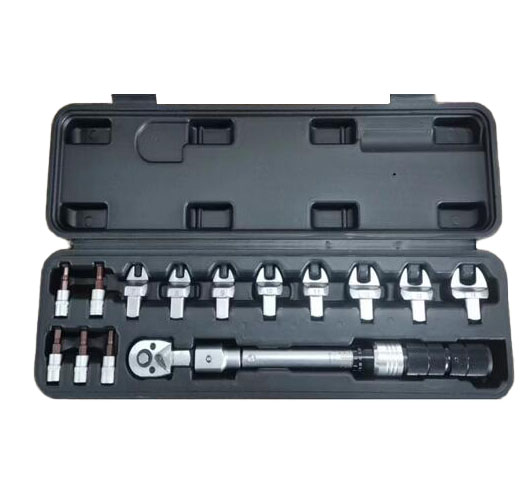 1/4"-15 Piece Open End ReplaceableTorque Wrench Set