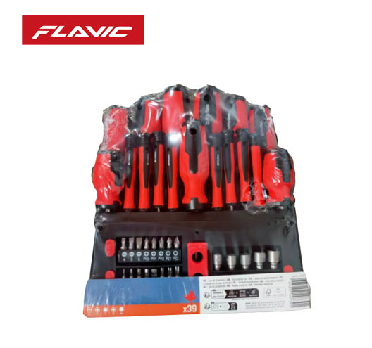 39Pcs Screwdriver Set With Two Color Handle