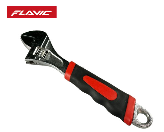 6" Adjustable wrench withDual color handle