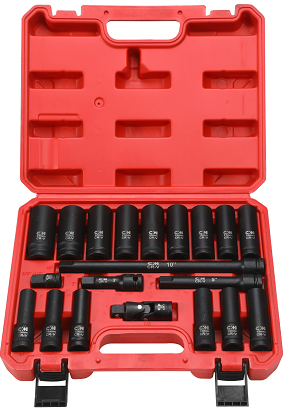 19-Piece 1/2 Impact Socket Set