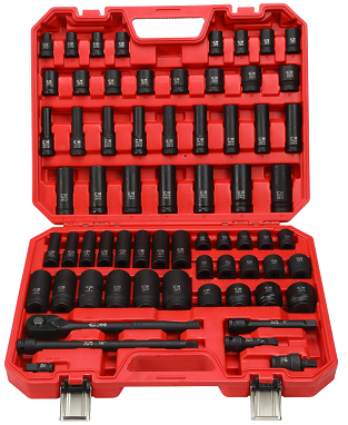 66-Piece 1/2 Impact Socket Set