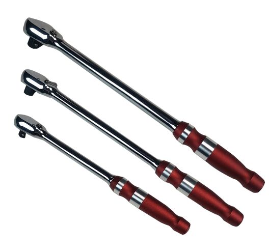 3Pcs XL Flat Head RatchetSet