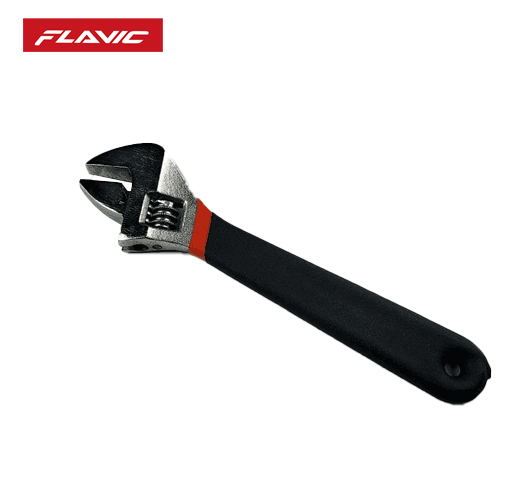 15" Adjustable wrench withliquid palstic Handle Grip