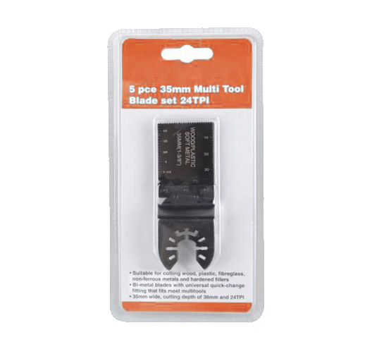 5 pce 35mm Multi Tool Blade Set 24TPI