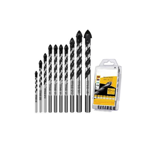 10Pcs Glass Drill Set