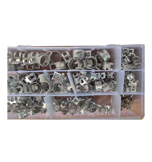 135pcs mini hose clamps assortment (no screws)