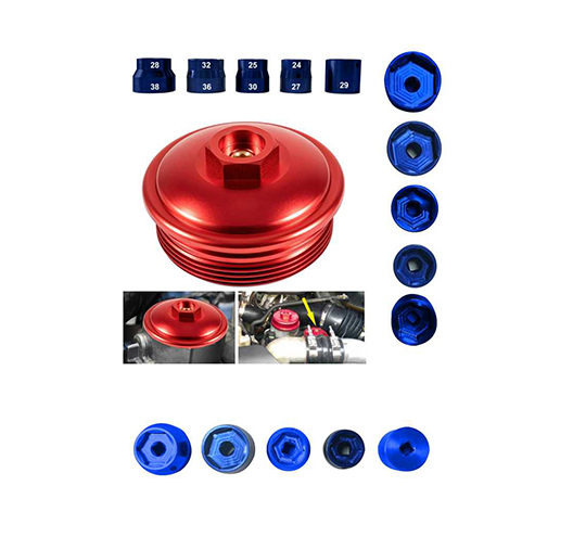 5PC Aluminum Oil Filter Socket Set