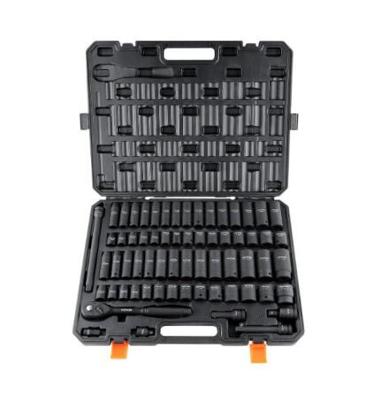 65Pc 1/2" Drive Impact Socket Set