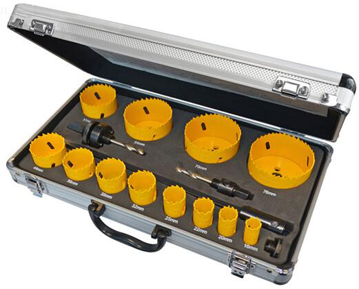 16pc Bi-Metal Hole Saw set