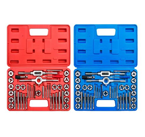80Pcs Tap And Die Set,Metric And SAE