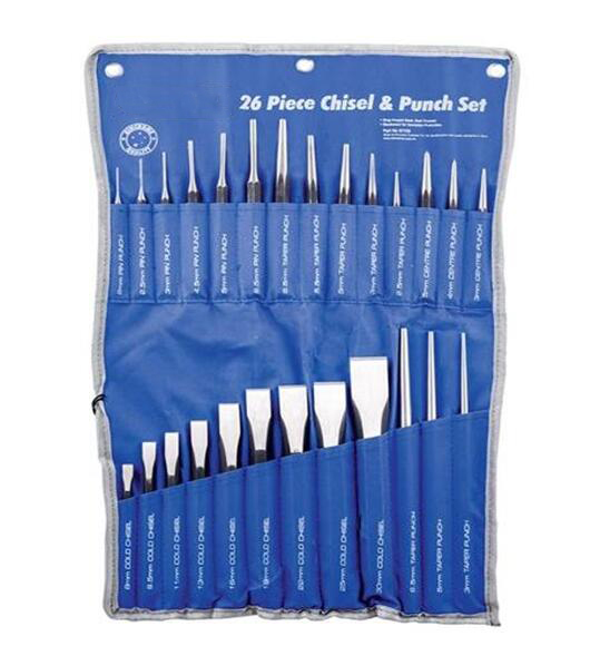 26pc Punch & Chisel Set