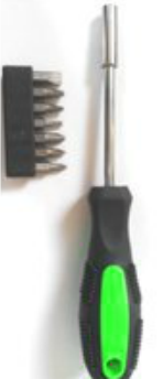 Screwdriver bits holder withbits 7 pcs