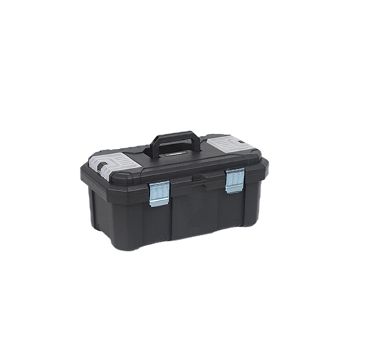 20" Poly Tool Box with Trayand Metal Latches