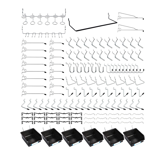 188PCS Pegboard Hooks Set