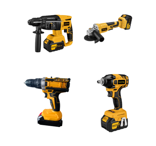 cordless impact wrench&grinder&drill&Electric hammer set