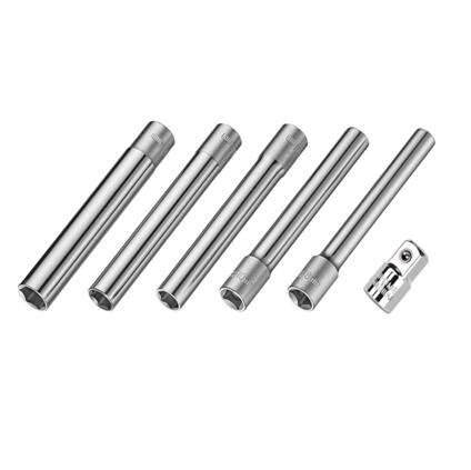 6PCS 3/8"  Extra Long Deep Metric Socket Set（120mm）