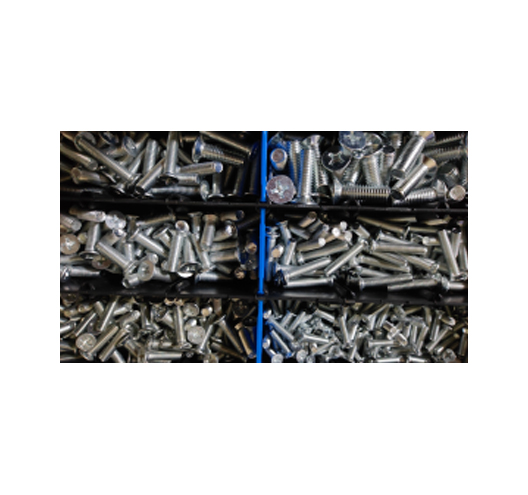 258pcs Machine screw & nut kit