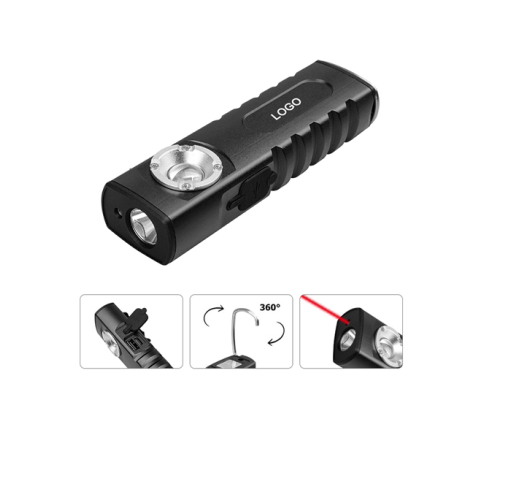 600LM Rechargeable flashlight With laser function