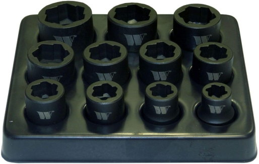 11Pcs 3/8 Anti Skid Extraction Socket Set