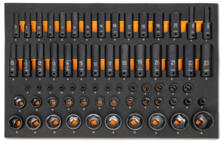 66 Pc.1/4"3/8"1/2"Impact Socket Set