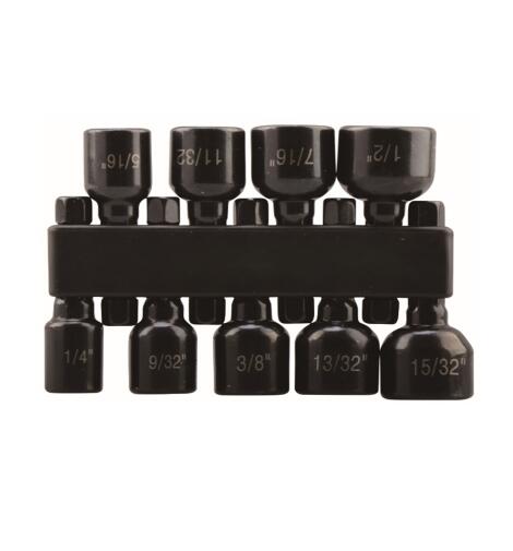 9 Piece Magnetic Nut Socket Set,SAE