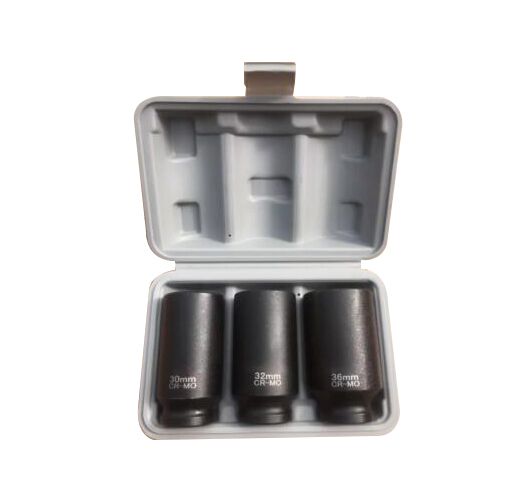 3PC 1/2" Metric Impact Sockets Set