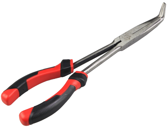 11" 90-degree Angle Long Reach Pliers