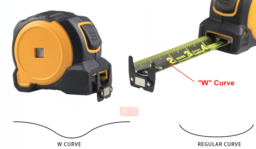 10M*32MM "W"Curve Patented Blade Tape Measure