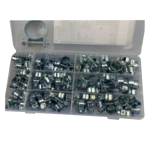 135pcs Mini Hose Clamps Assortments