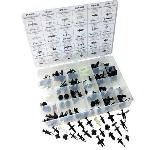 120Pc.Master Push-Pin Retainer Assortment