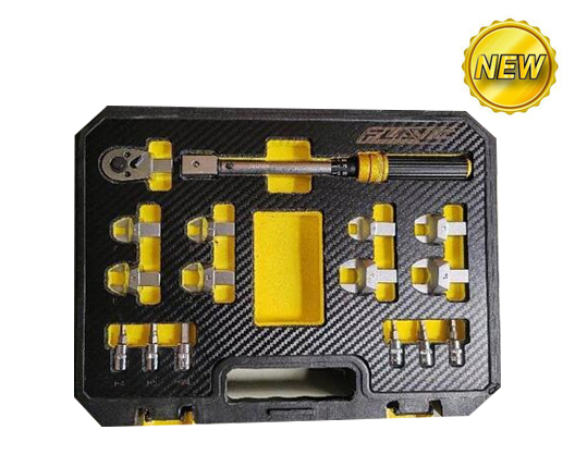 16 Piece Open End ReplaceableTorque Wrench Set(1/4")