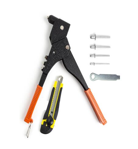 360°Swivel 10.5'' Head Hand Riveter With Knife