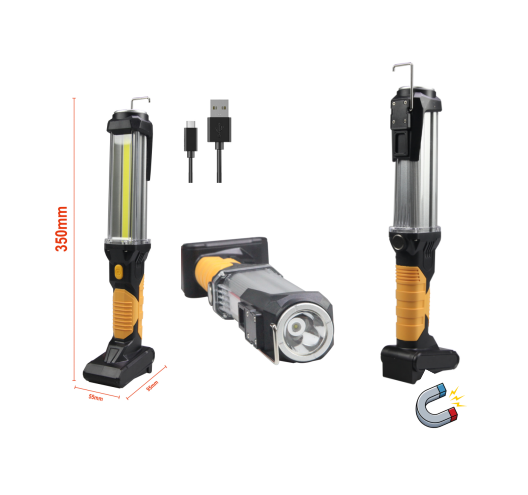 Rechargeable LED 1000 Lumens COB Portable Work Lights