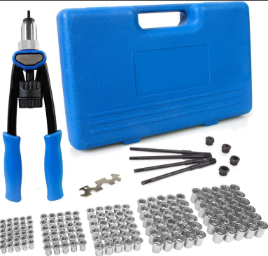 162 pcs Nut Riveter Rivet gun Set