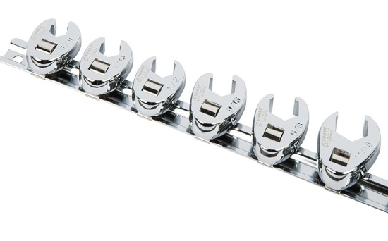 8Pcs 3/8" Dr.Crows Foot Wrench Set,Metric