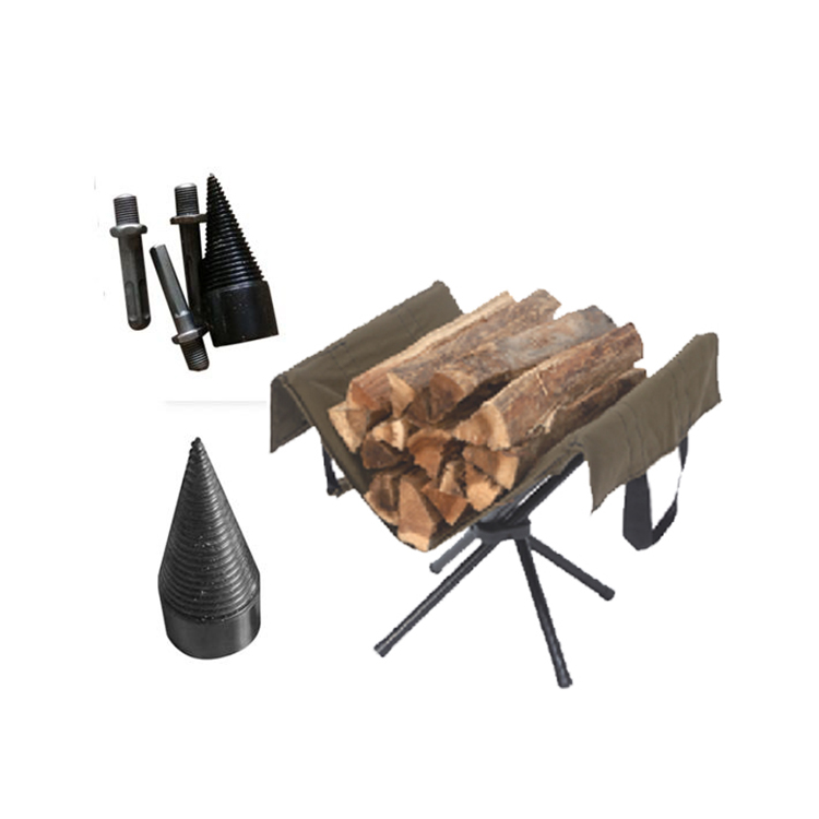 Firewood Rack Outdoor With Firewood Drill Bit